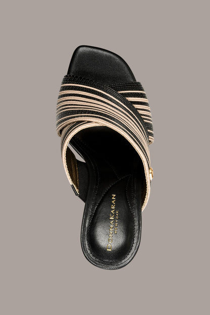 BREIGH X-BAND MULE SANDAL - Black