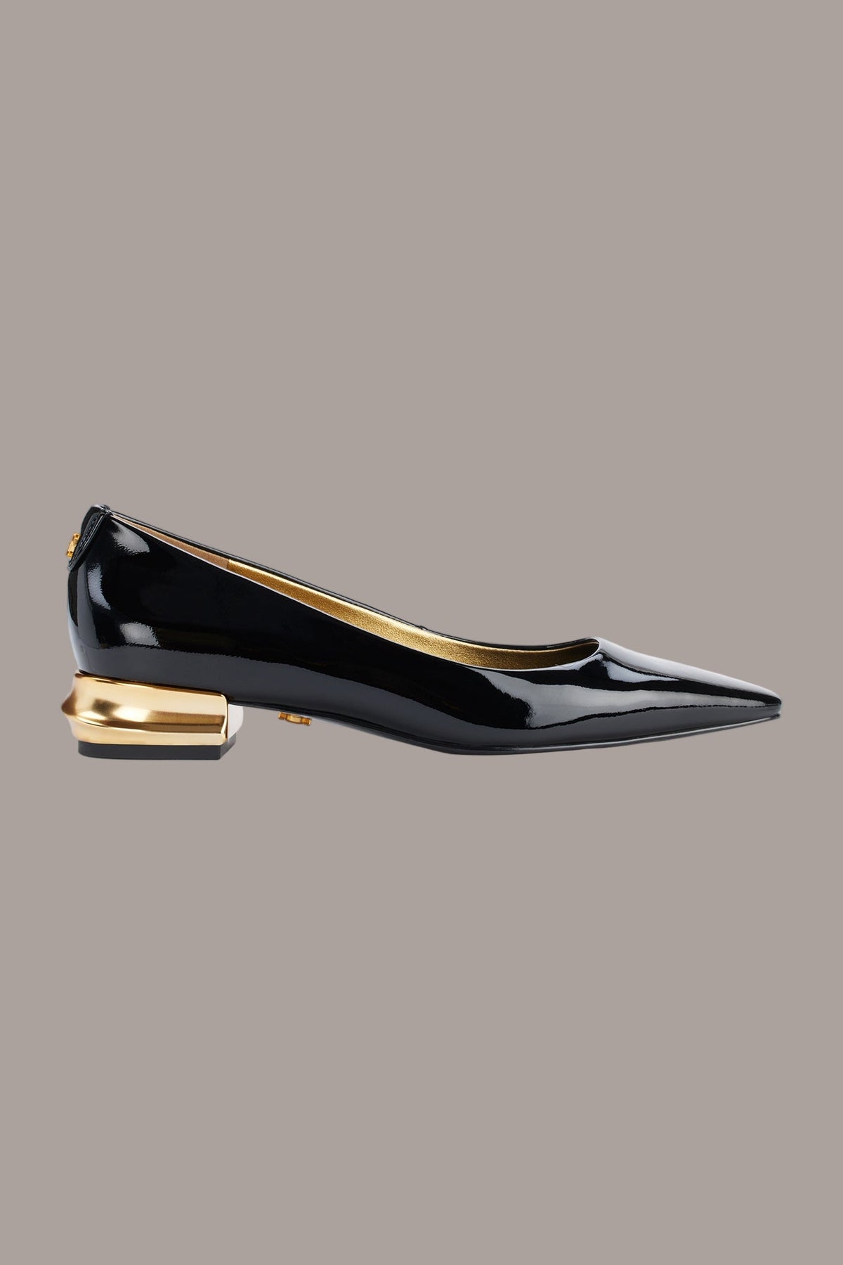 SAVITA SNIP TOE FLAT - Black