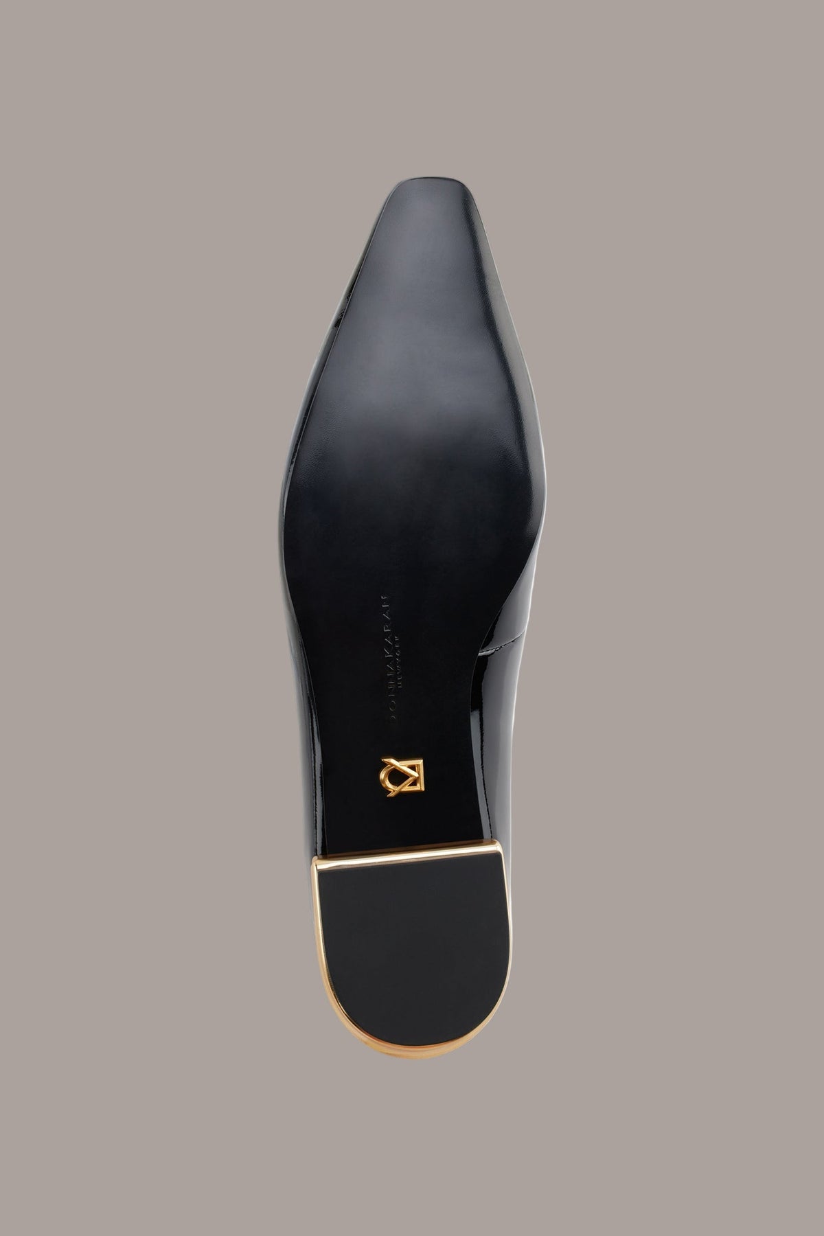 SAVITA SNIP TOE FLAT - Black