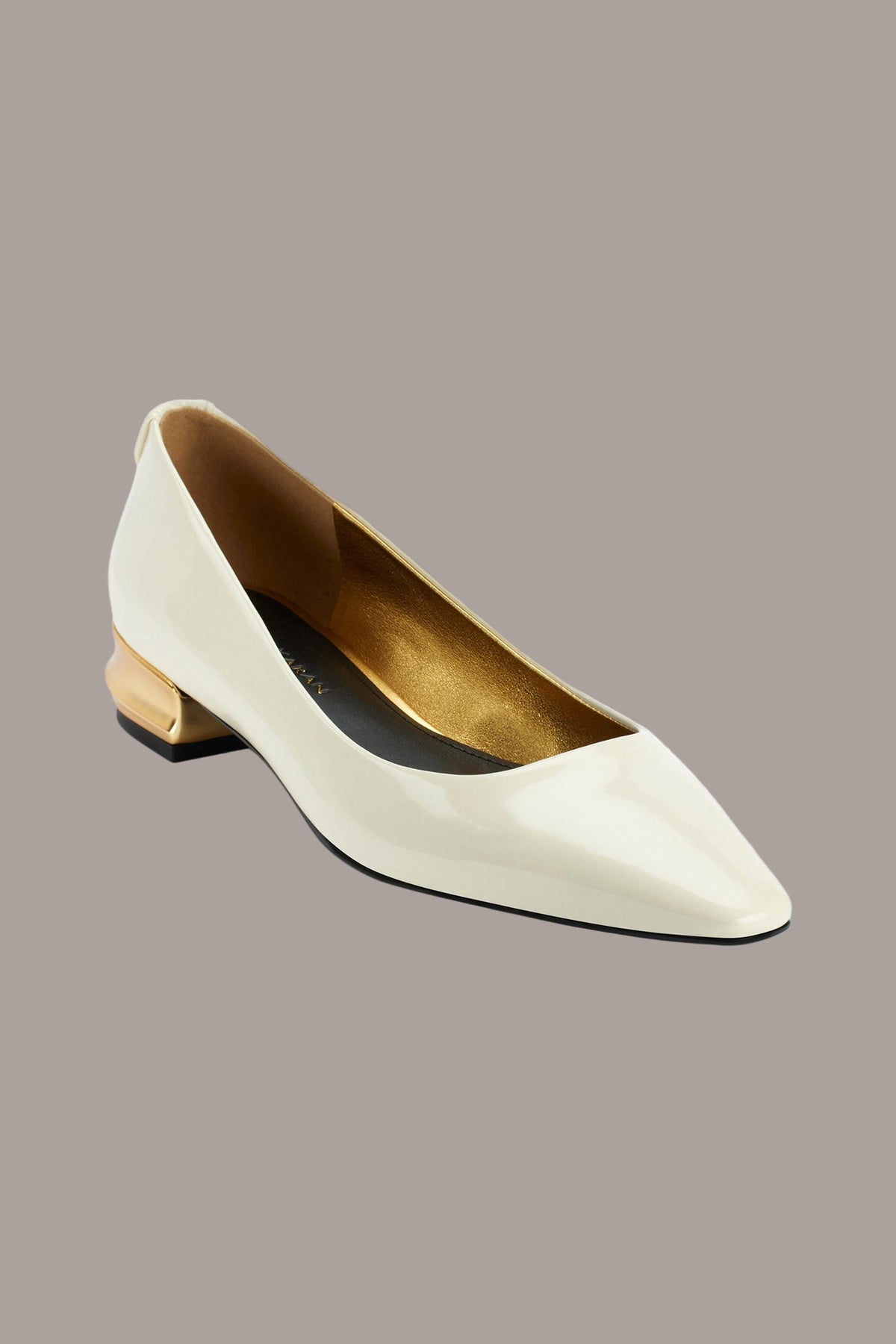 SAVITA SNIP TOE FLAT - IVORY