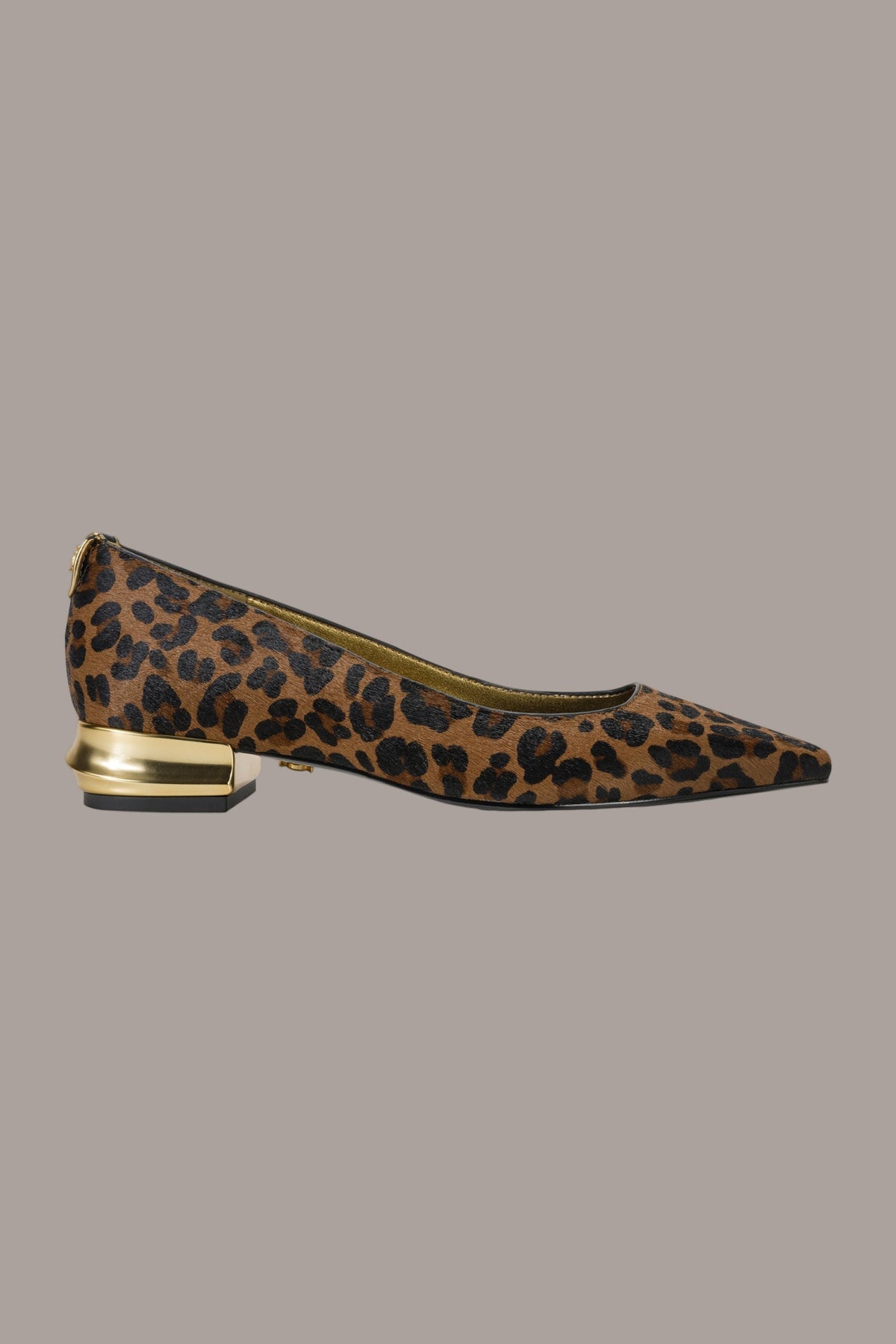SAVITA LEOPARD-PRINT CALF HAIR FLAT - Leopard