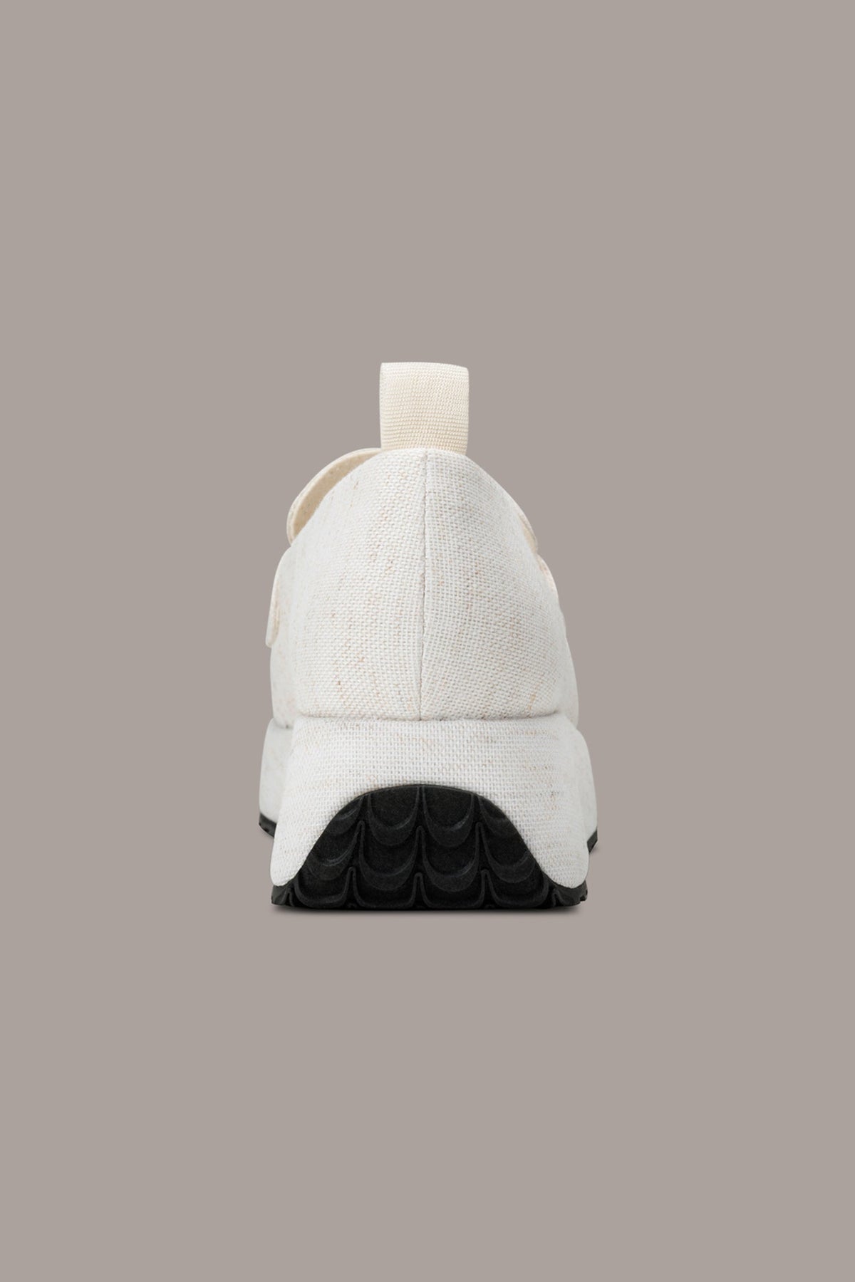 SABLE CANVAS WEDGE LOAFER - Ivory
