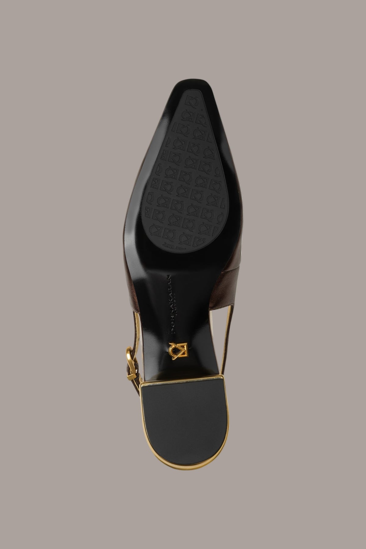 SAVITA POINTED SLINGBACK FLAT - Dark Copper
