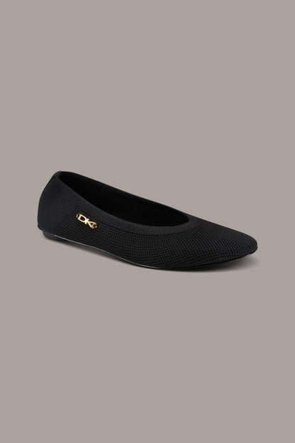 AVERY MESH BALLET FLAT - Black