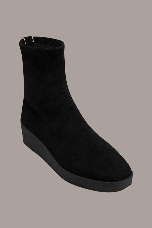 VALORY WEDGE BOOTIE - Black