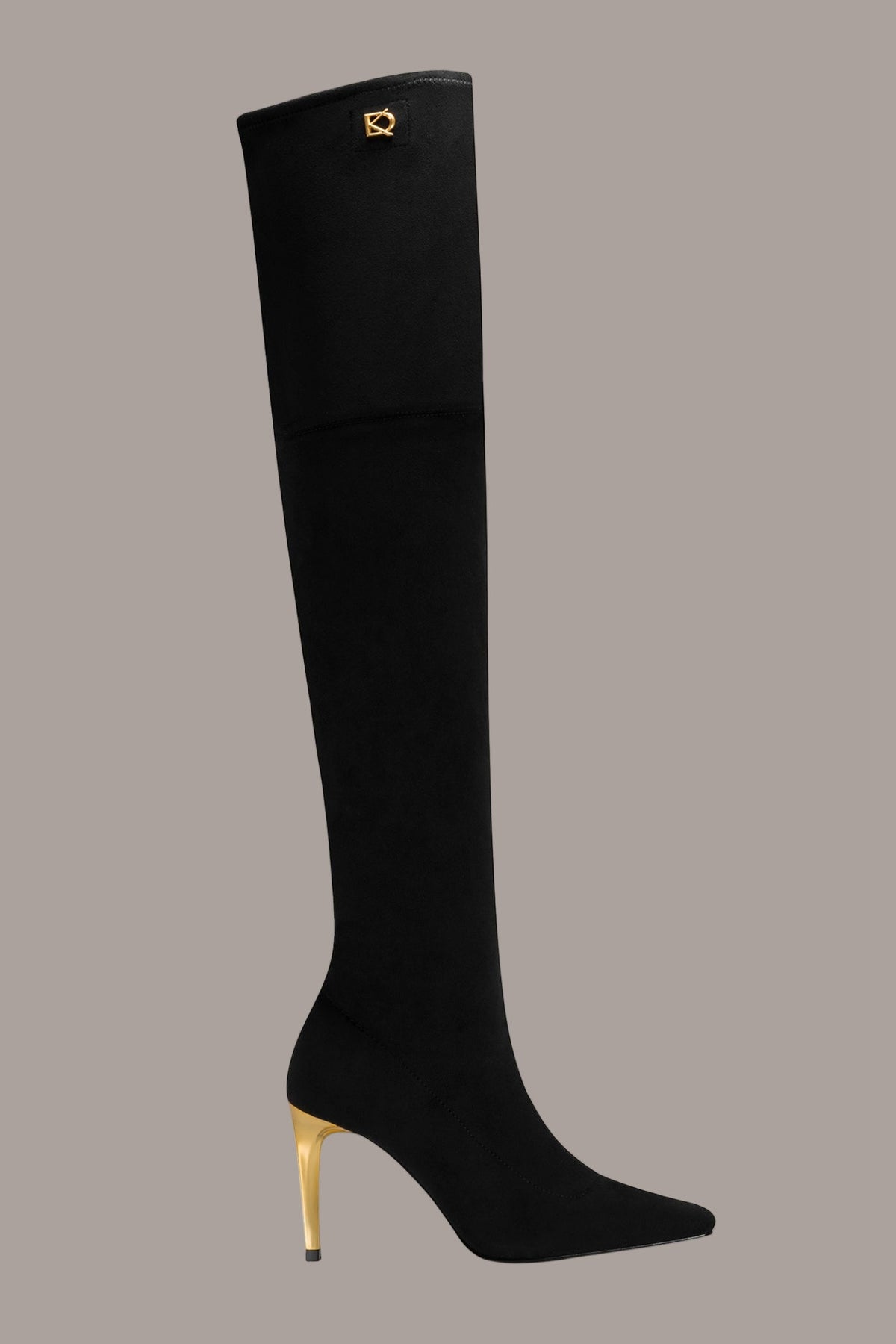 SHANAE OVER-THE-KNEE BOOT - Black