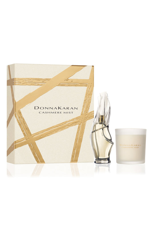 CASHMERE MIST EDP AND CANDLE SET - White