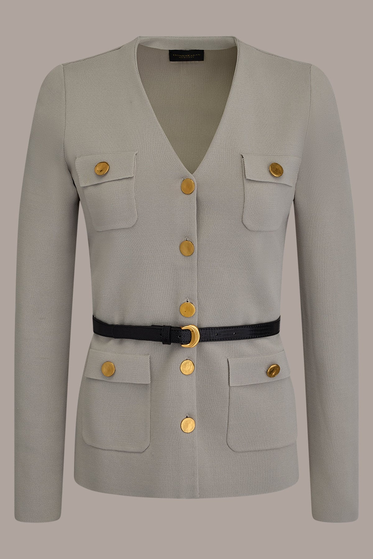 UTILITY SWEATER BLAZER - Tuscan Grey