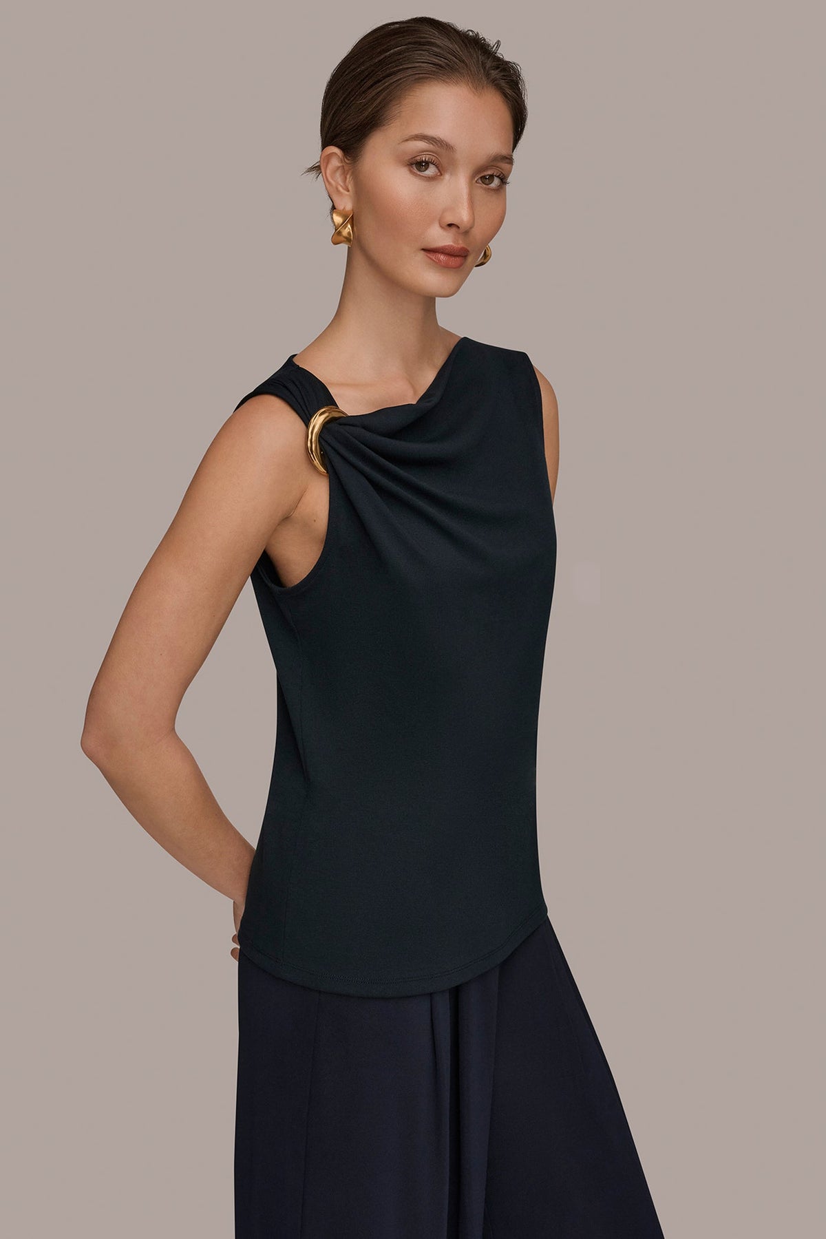 ASYMMETRIC BLOUSE - Nightfall