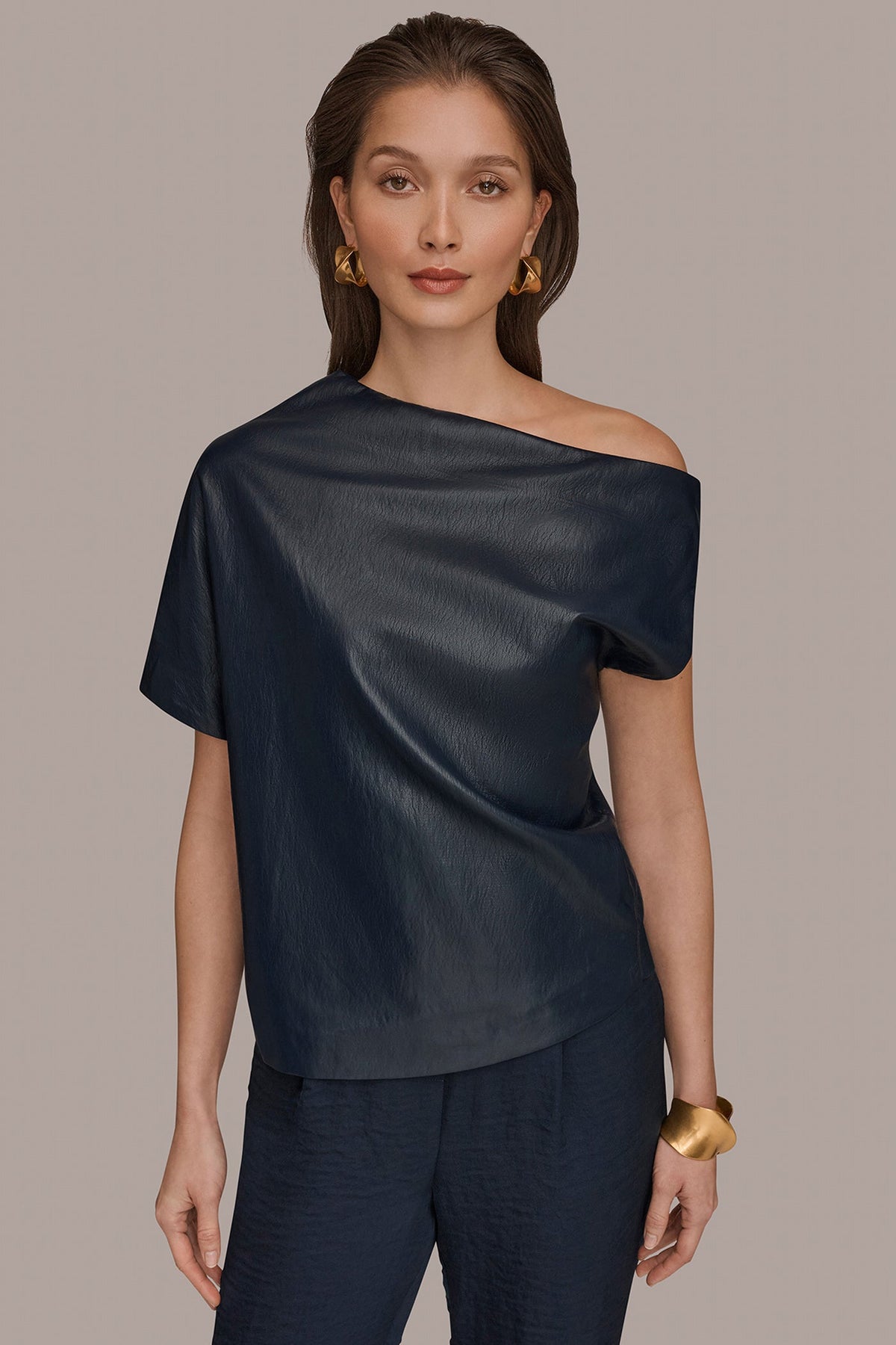 ASYMMETRIC ANGLE HEM TOP - Nightfall