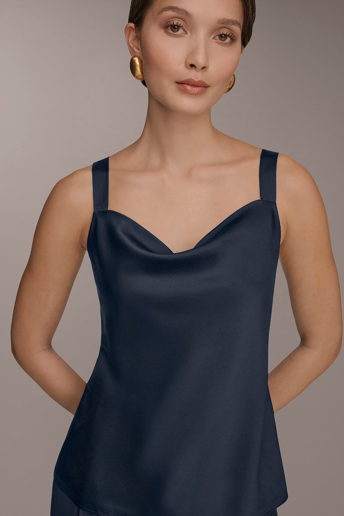 COWL-NECK CAMI - Nightfall