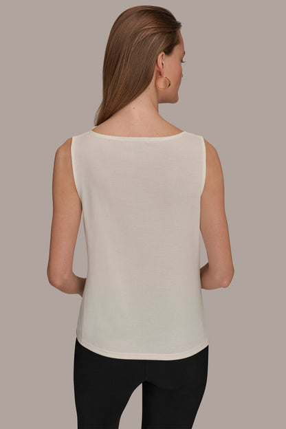 ASYMMETRIC BLOUSE - Cream