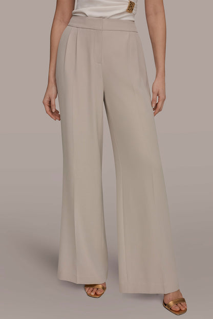 MID-RISE PLEATED WIDE-LEG SUIT PANT - Turin