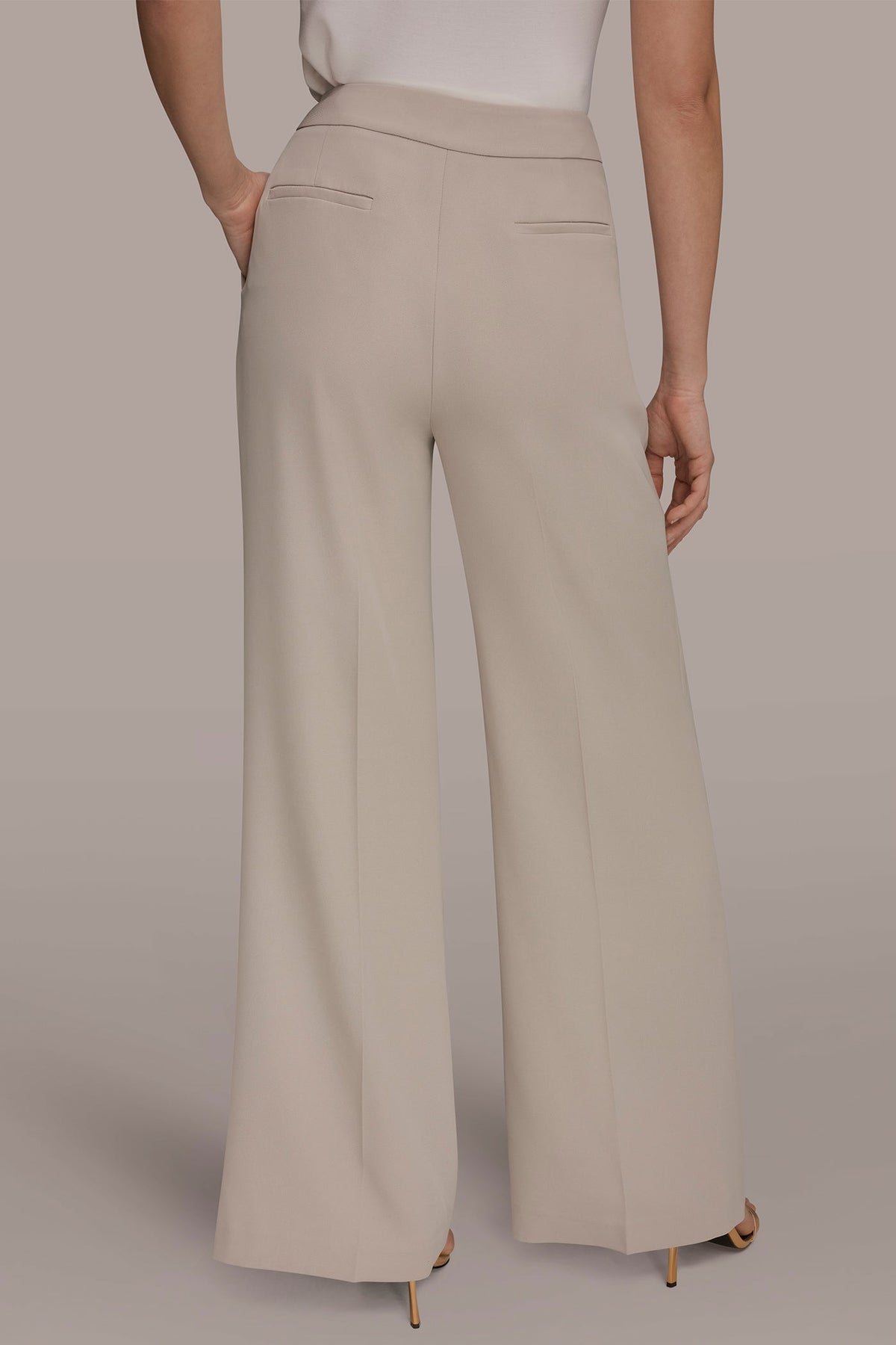 MID-RISE PLEATED WIDE-LEG SUIT PANT - Turin
