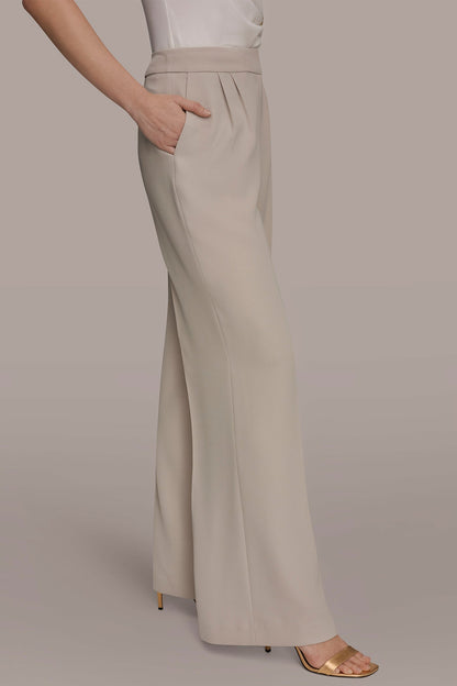 MID-RISE PLEATED WIDE-LEG SUIT PANT - Turin
