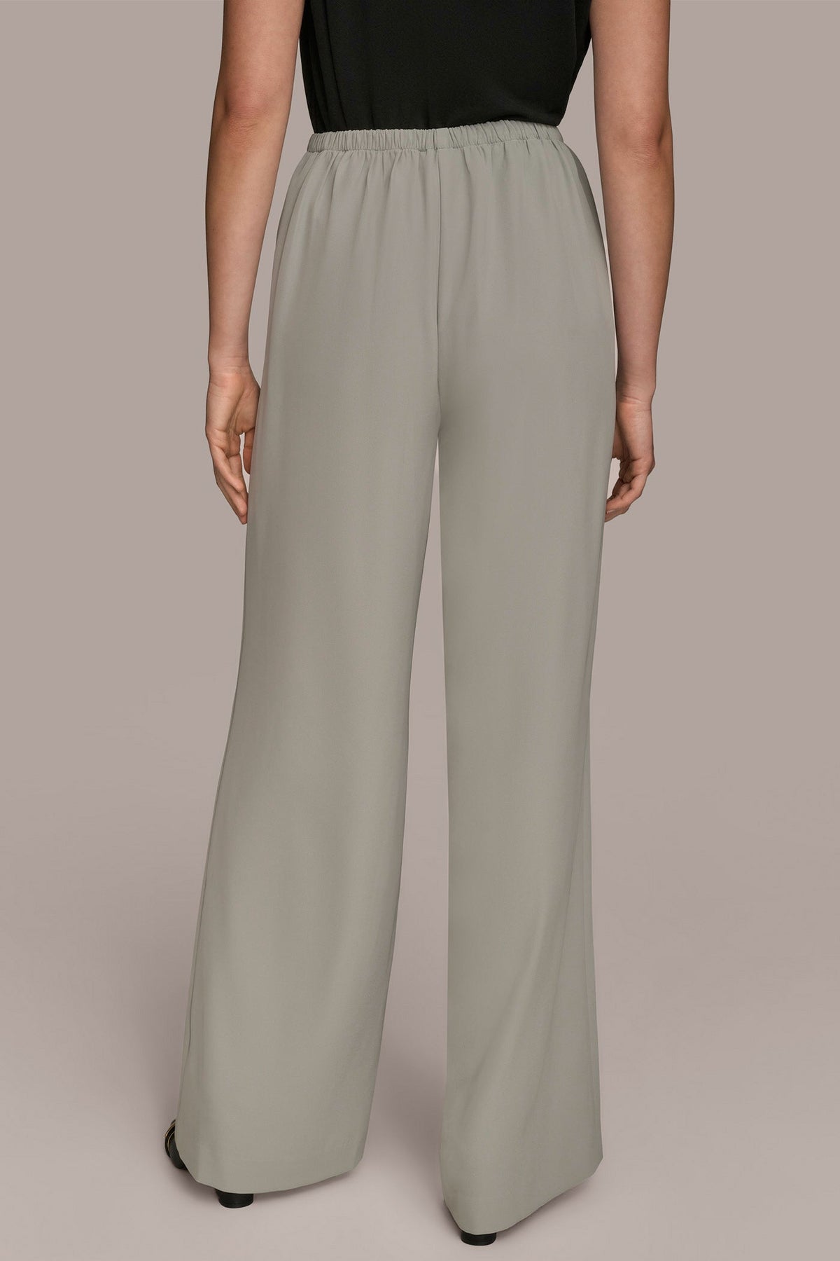 EXTRA HIGH-RISE PLEATED WIDE-LEG PANT - WEATHERED SAGE