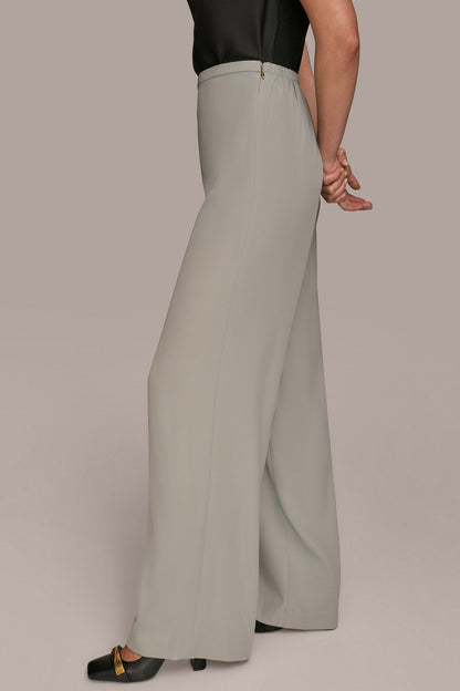 EXTRA HIGH-RISE PLEATED WIDE-LEG PANT - WEATHERED SAGE