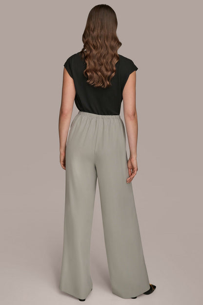 EXTRA HIGH-RISE PLEATED WIDE-LEG PANT - WEATHERED SAGE