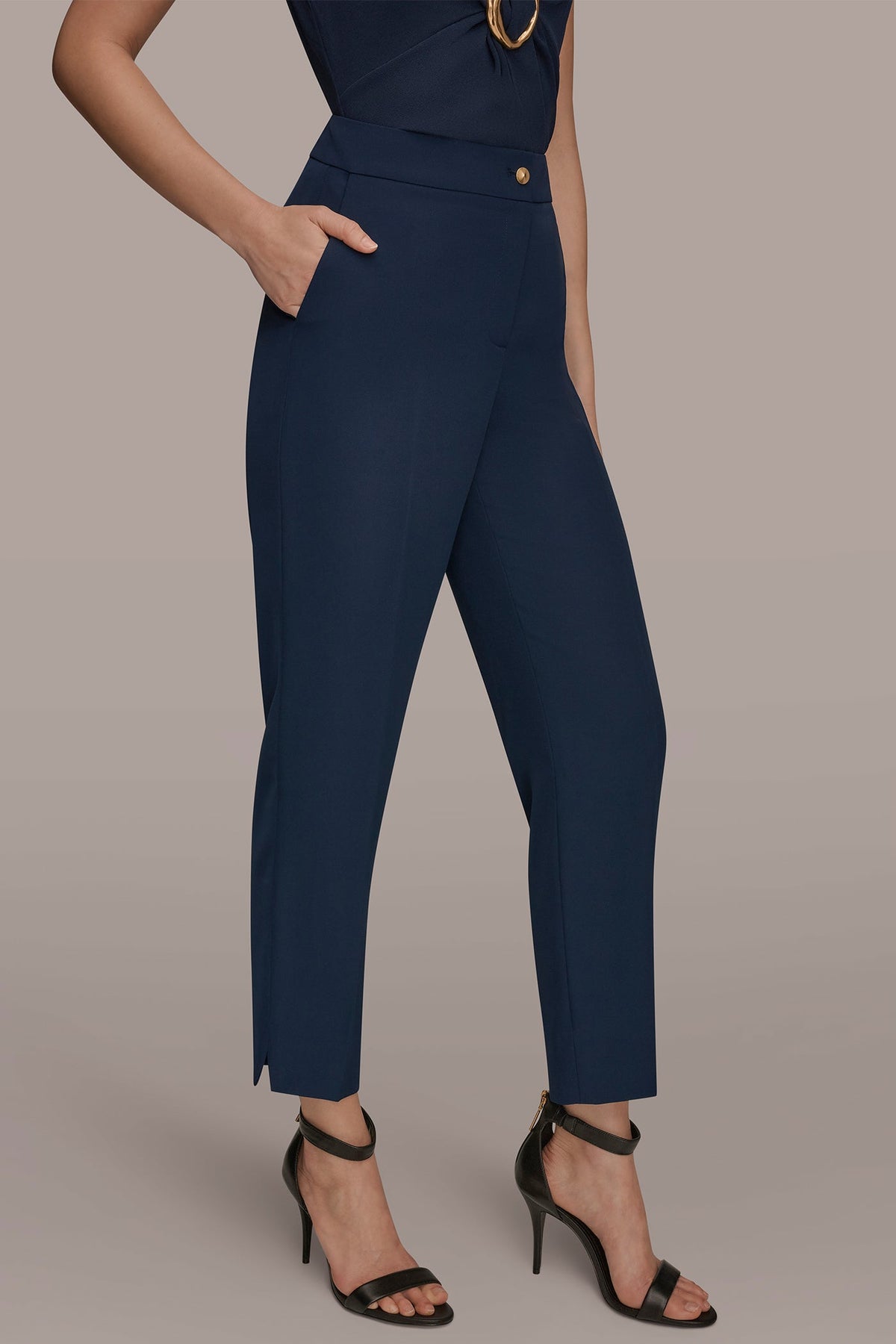 MID-RISE SLIM ANKLE PANT - Nightfall