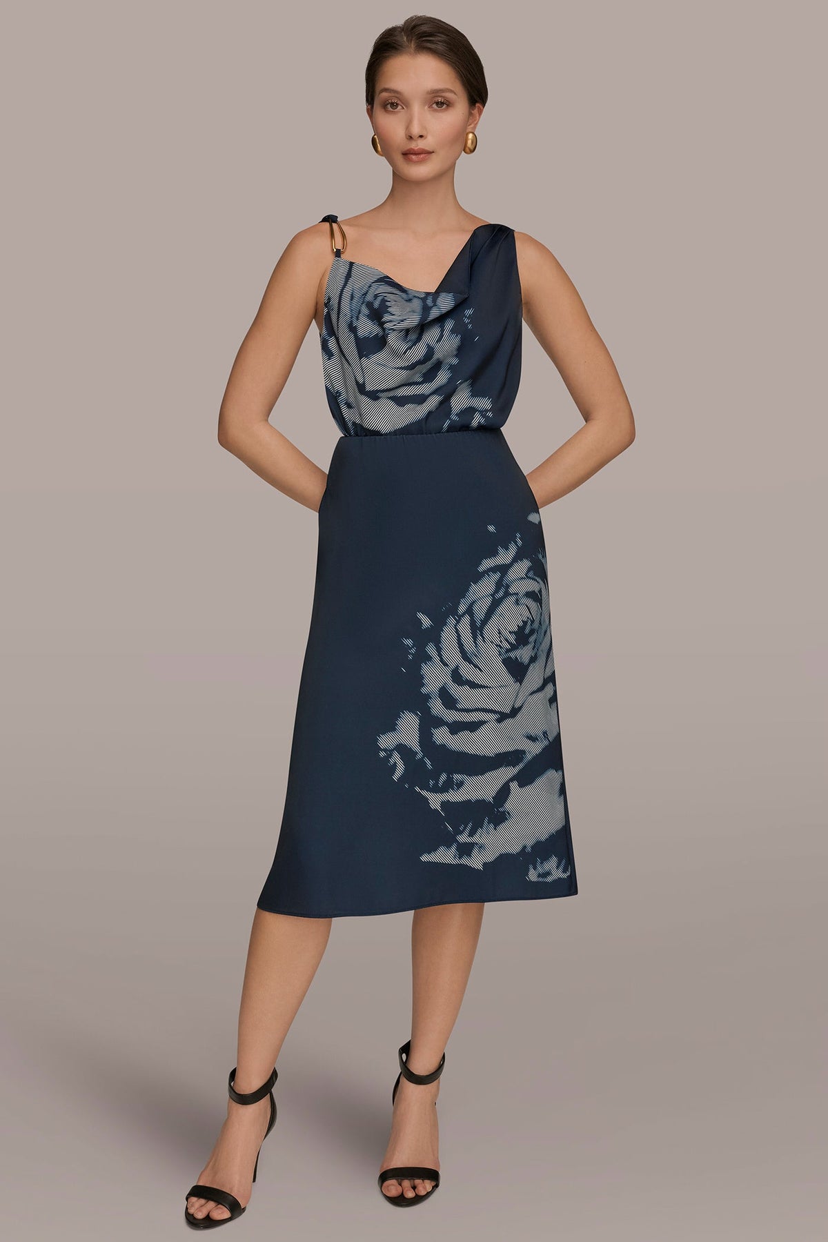 FLORAL SUIT PENCIL SKIRT - Nightfall Multi