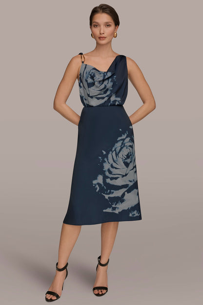 FLORAL SUIT PENCIL SKIRT - Nightfall Multi