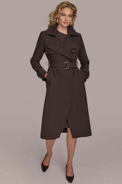 TRENCH RAIN COAT - Chocolate
