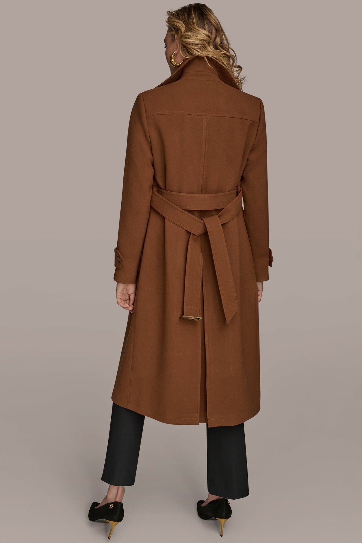 TRENCH RAIN COAT - TOBACCO