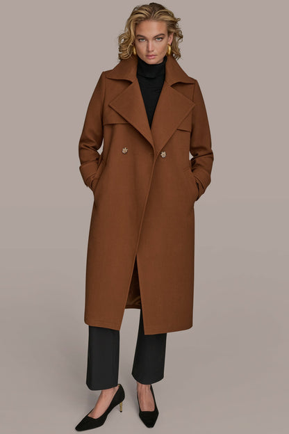 TRENCH RAIN COAT - TOBACCO