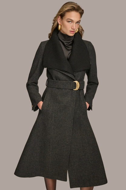 WOOL COAT - Black