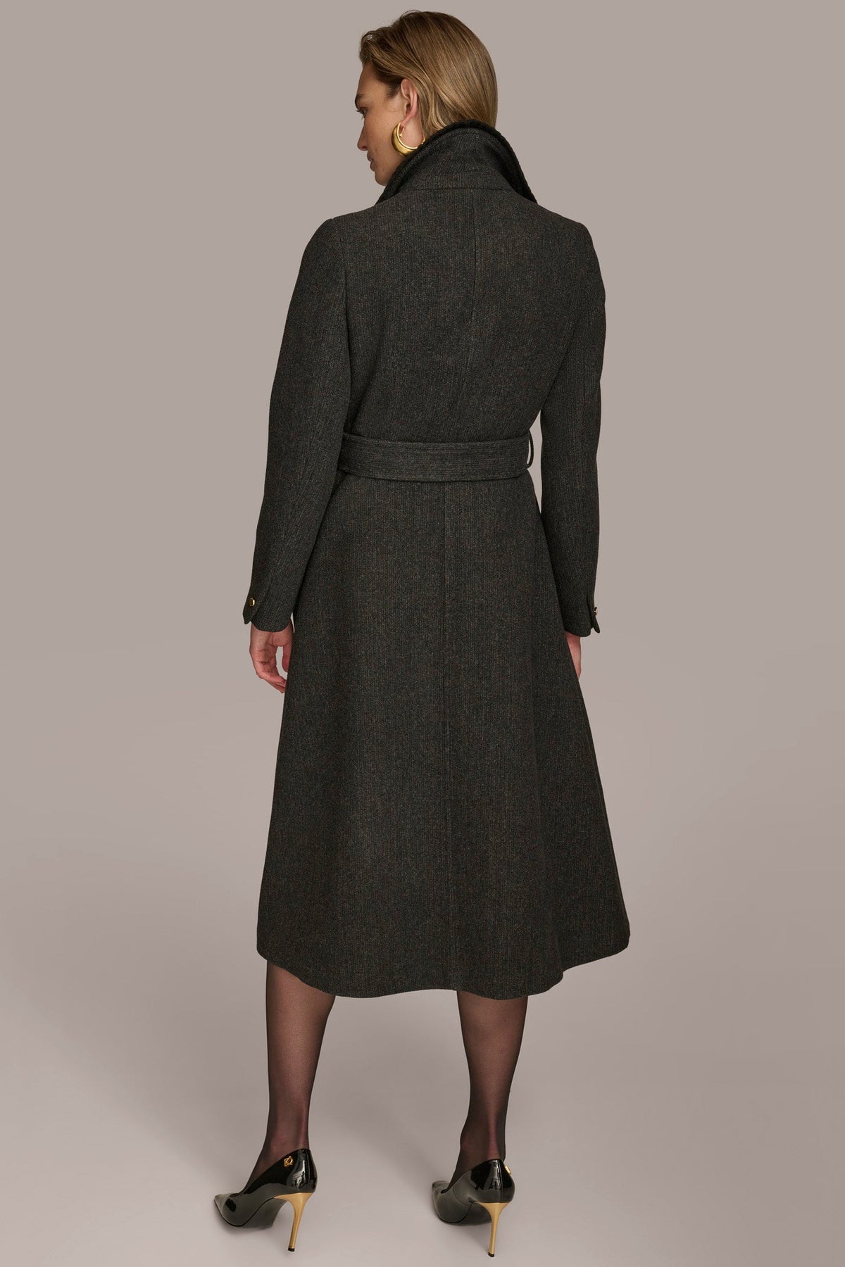 WOOL COAT - Black