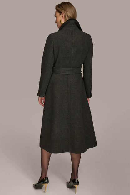 WOOL COAT - Black