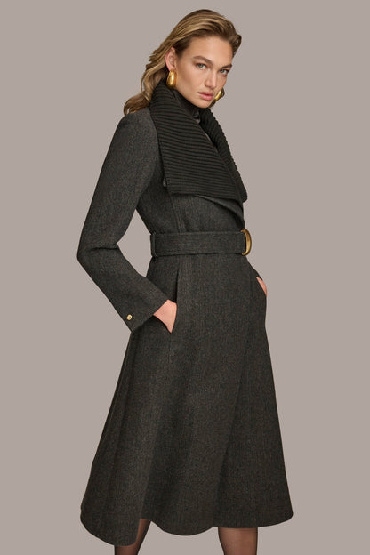 WOOL COAT - Black