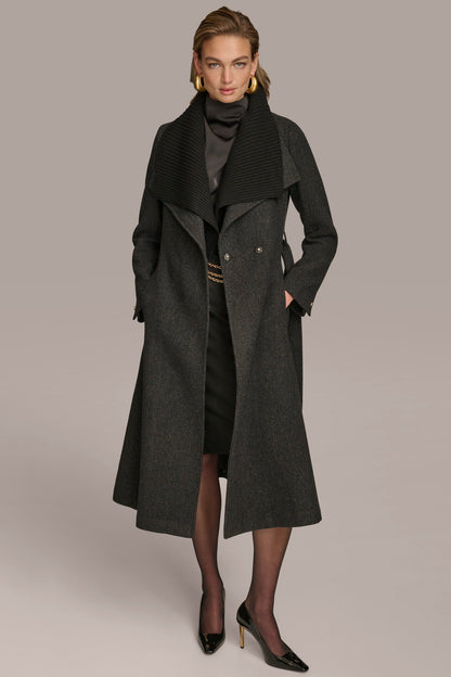 WOOL COAT - Black