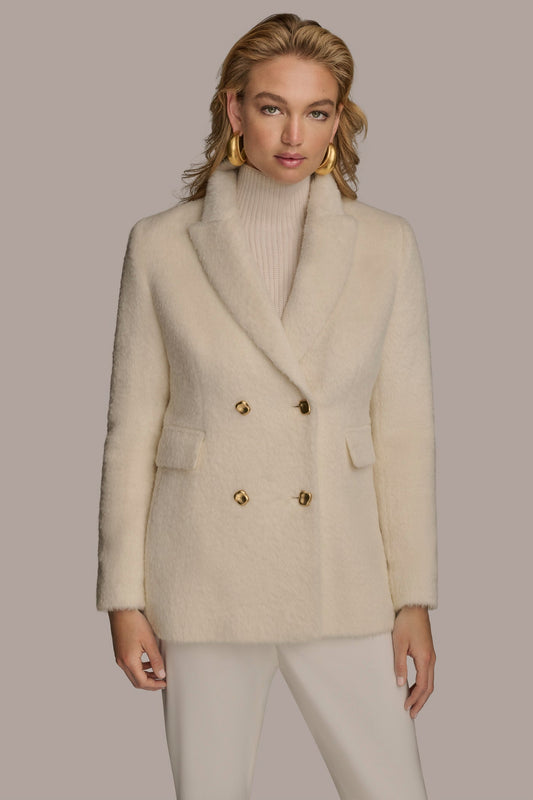 WOOL COAT - IVORY