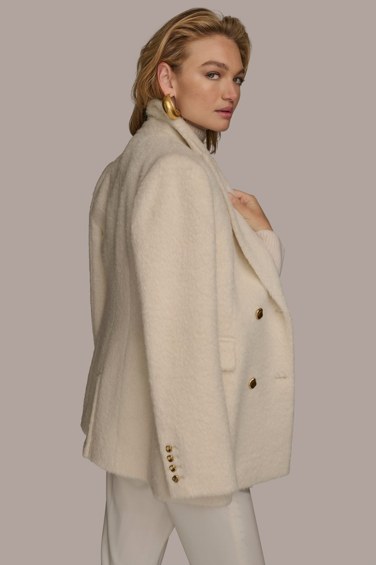 WOOL COAT - IVORY