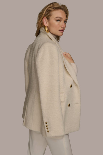 WOOL COAT - IVORY