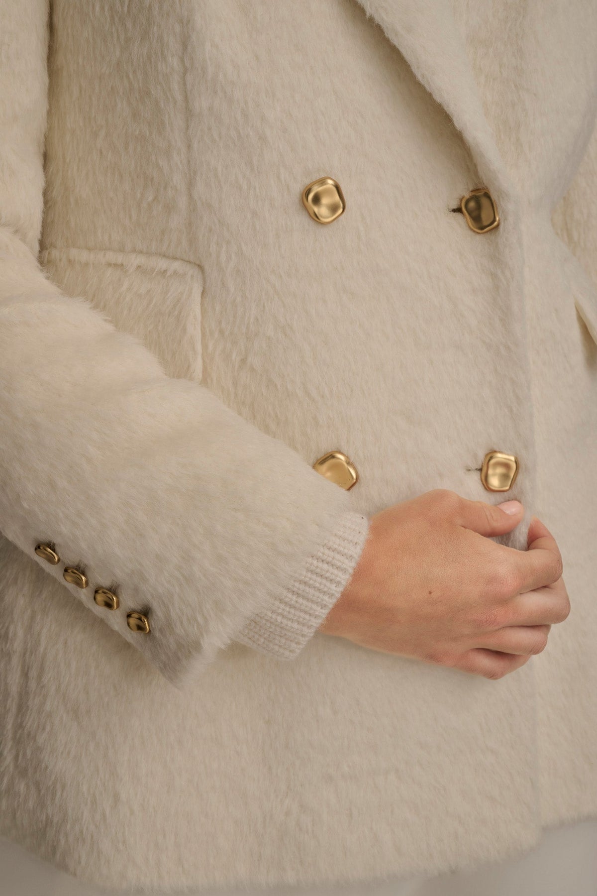 WOOL COAT - IVORY
