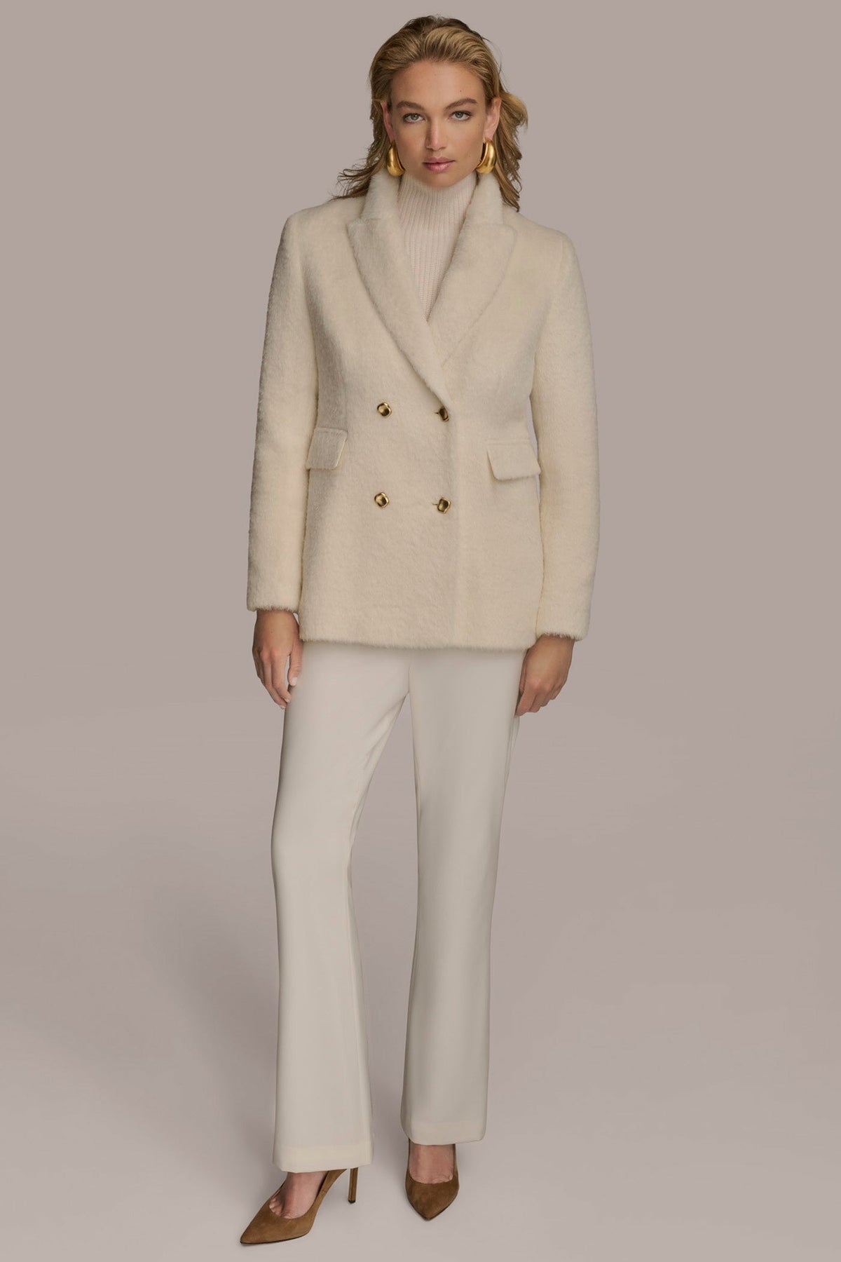 WOOL COAT - IVORY