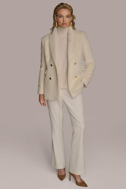WOOL COAT - IVORY