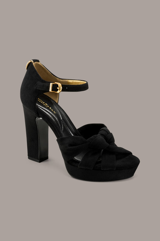 STARLING PLATFORM SANDAL - Black