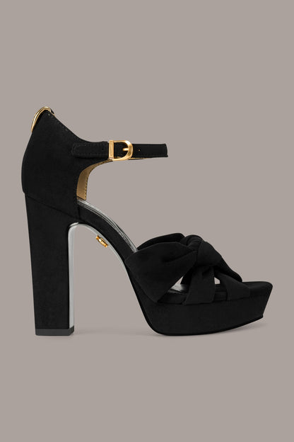 STARLING PLATFORM SANDAL - Black