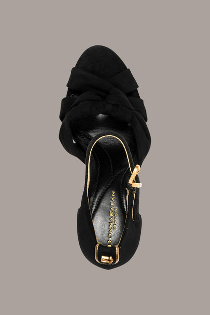 STARLING PLATFORM SANDAL - Black