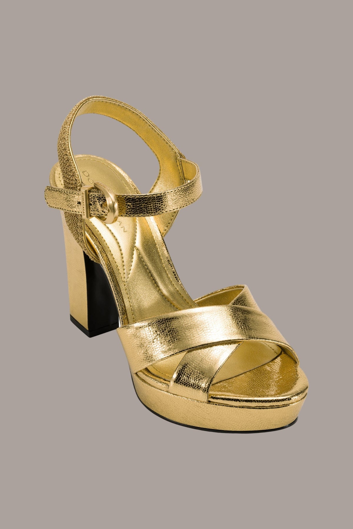 STEFANIA PLATFORM SANDAL - Gold