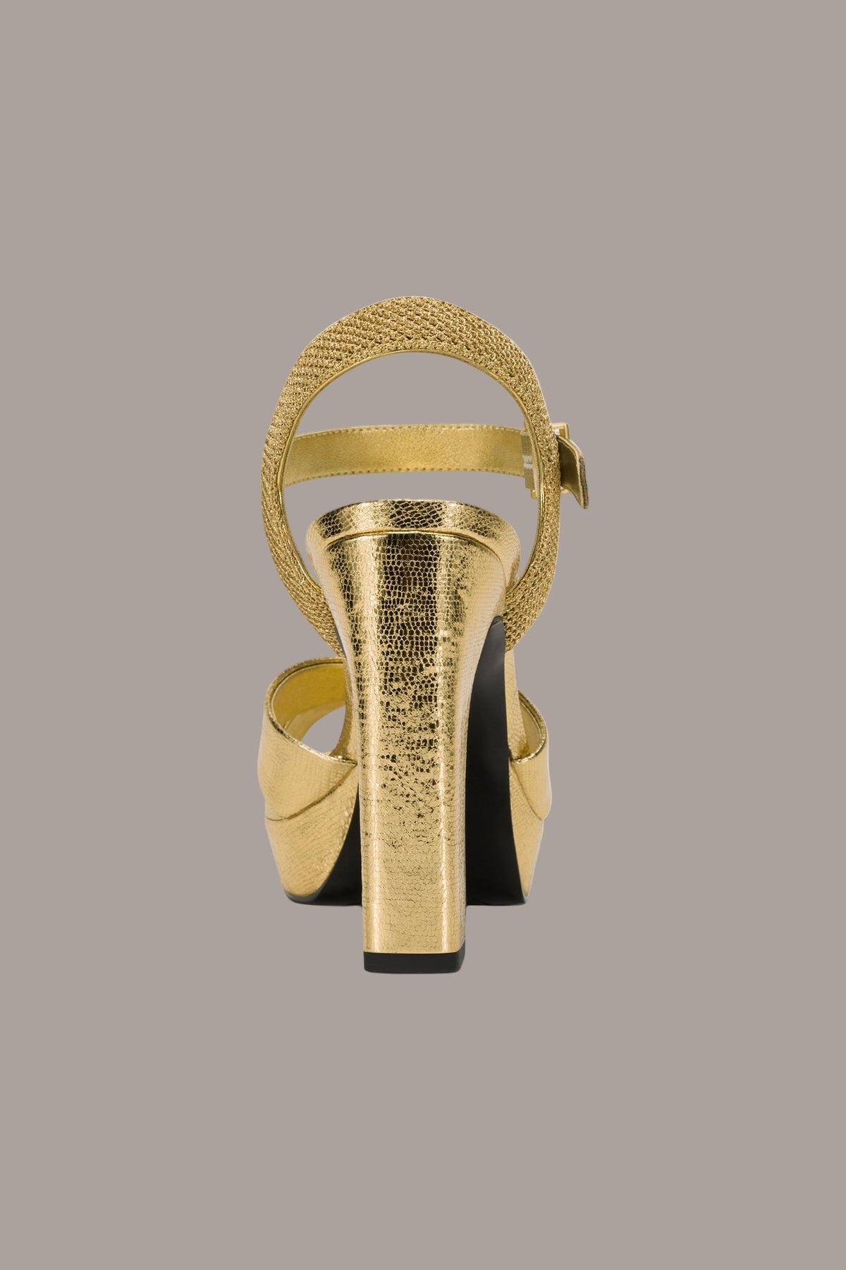 STEFANIA PLATFORM SANDAL - Gold