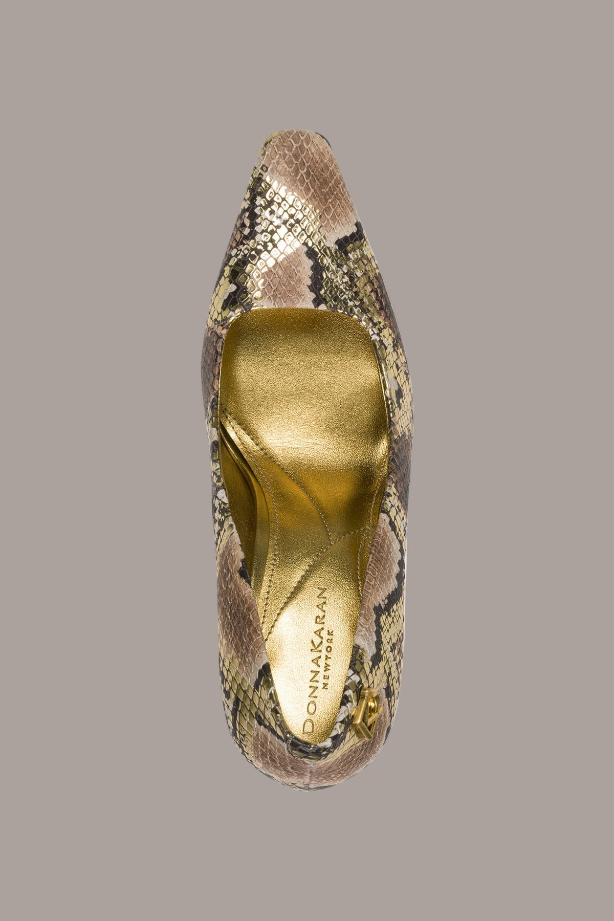 SAVITA HIGH PUMP - Cognac/Gold