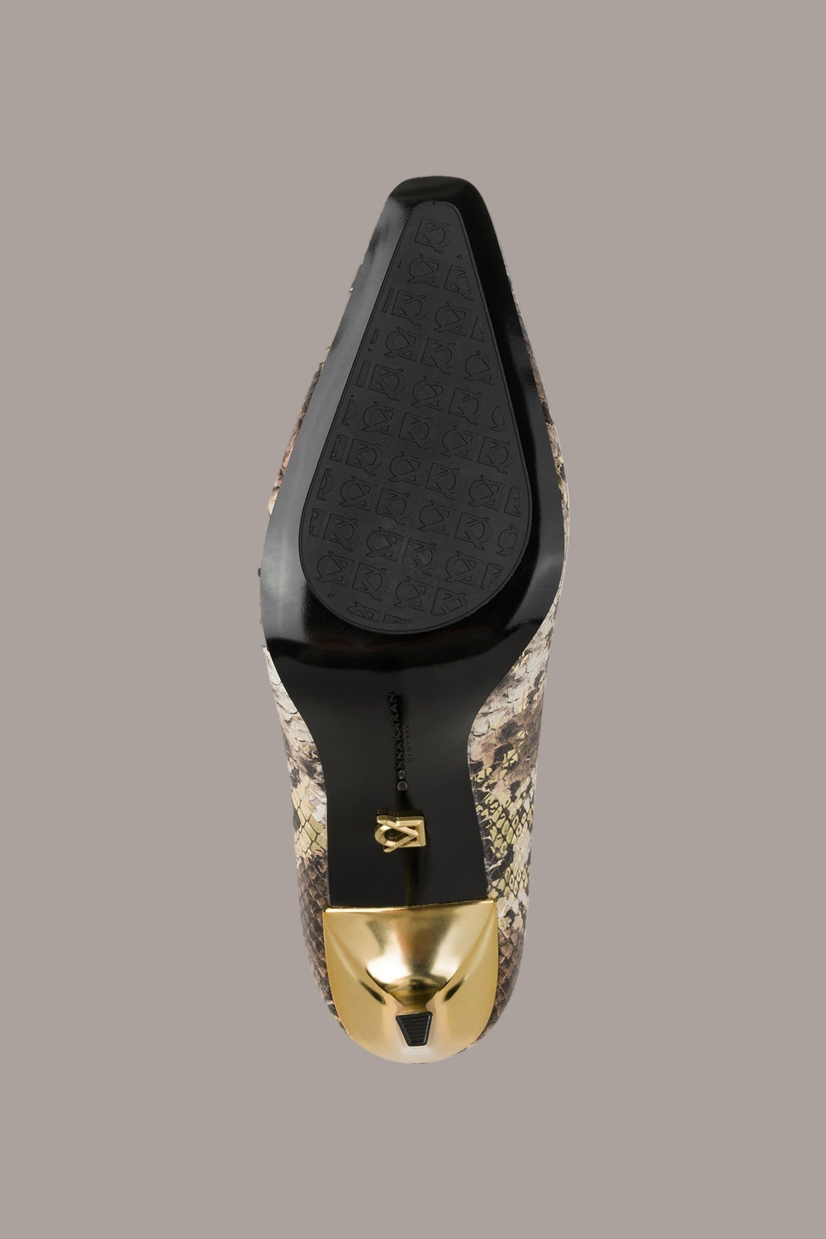 SAVITA HIGH PUMP - Cognac/Gold