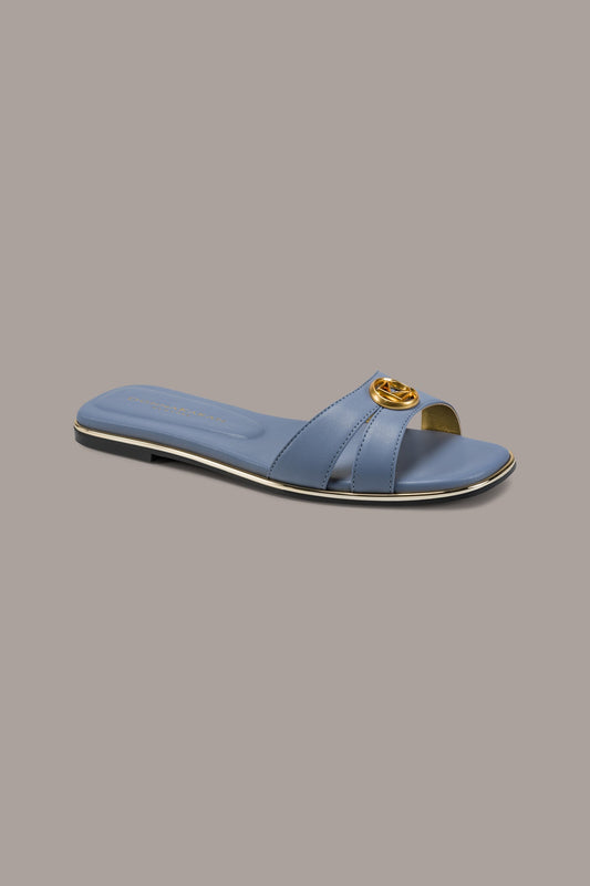 HALO SQUARE-TOE SLIDE SANDAL - Tempest