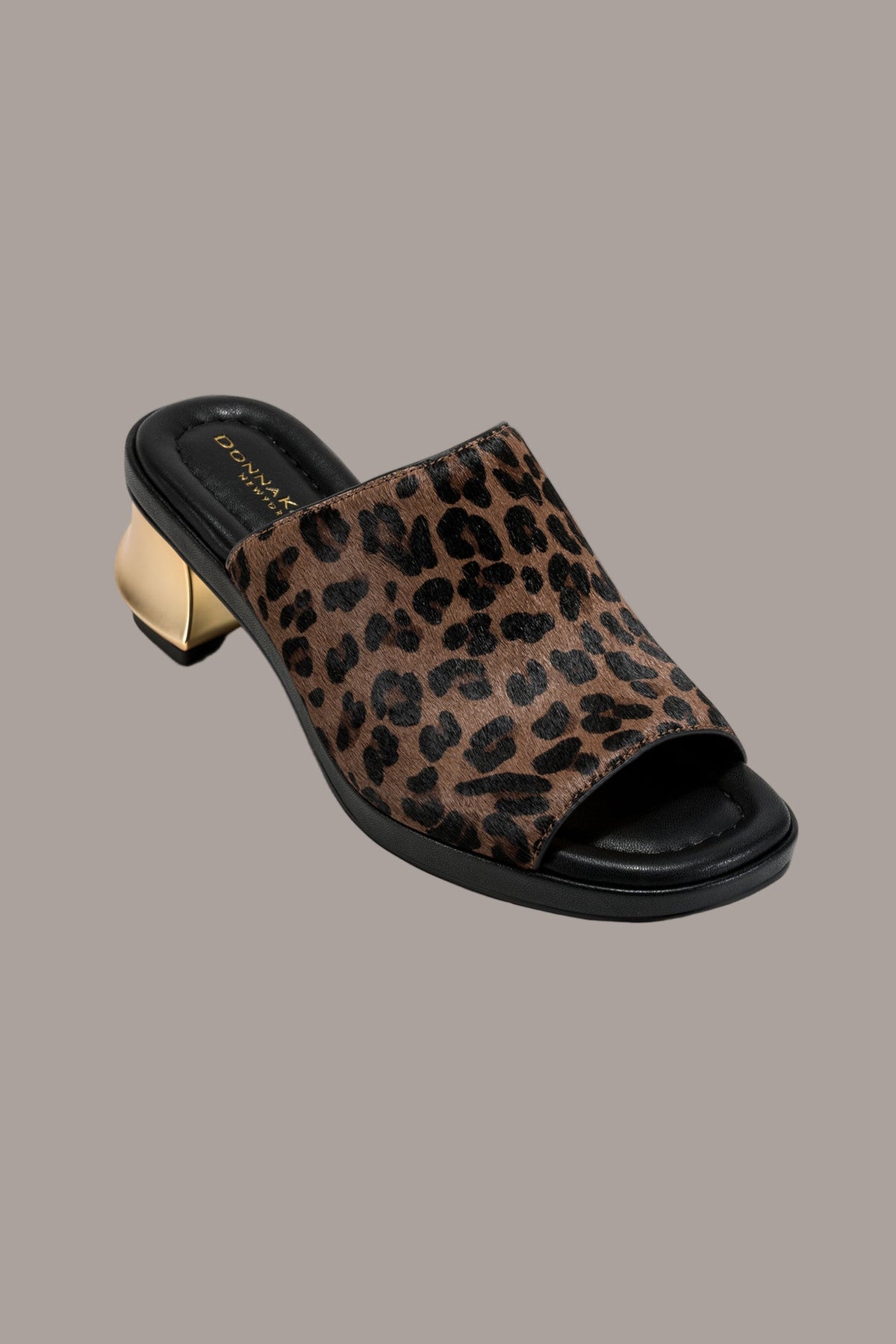 TINLEY PEEP TOE MULE - Leopard