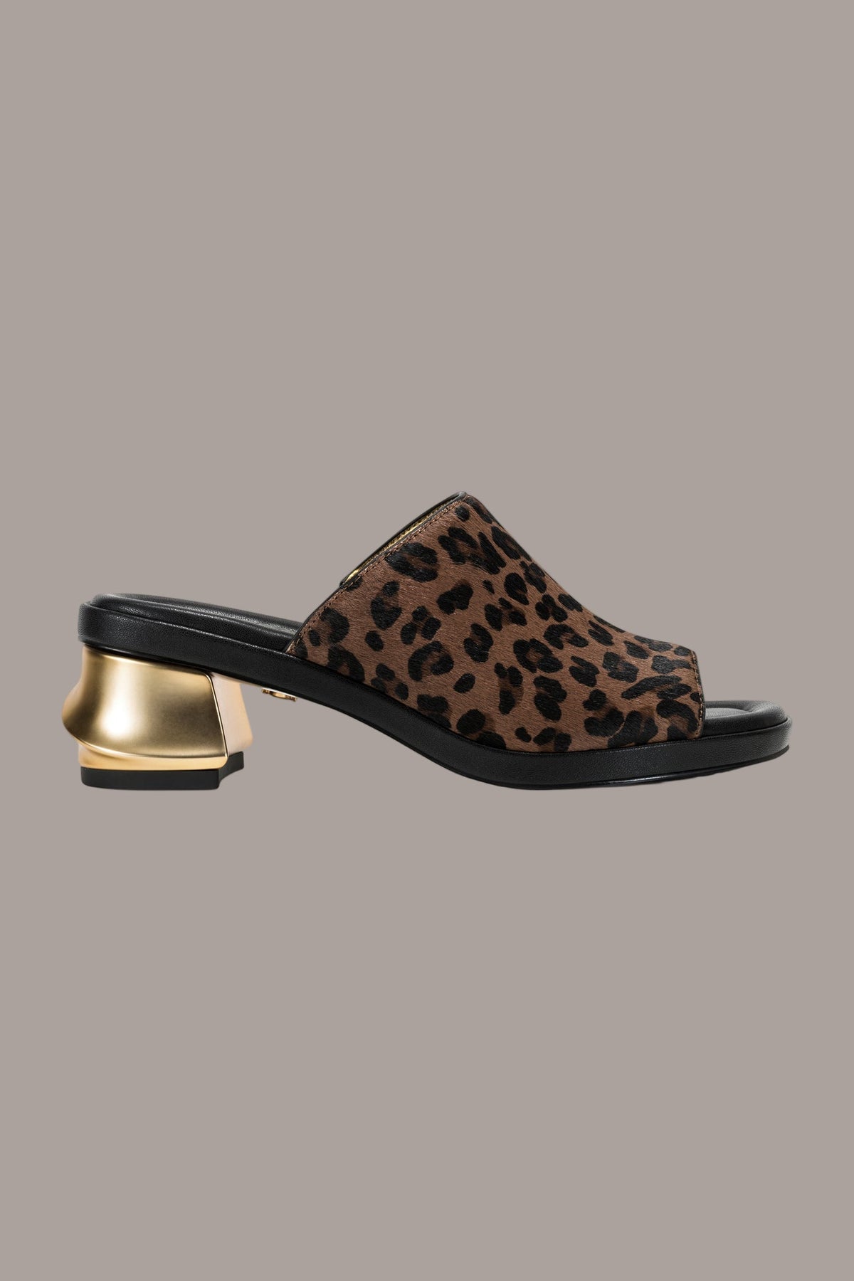 TINLEY PEEP TOE MULE - Leopard