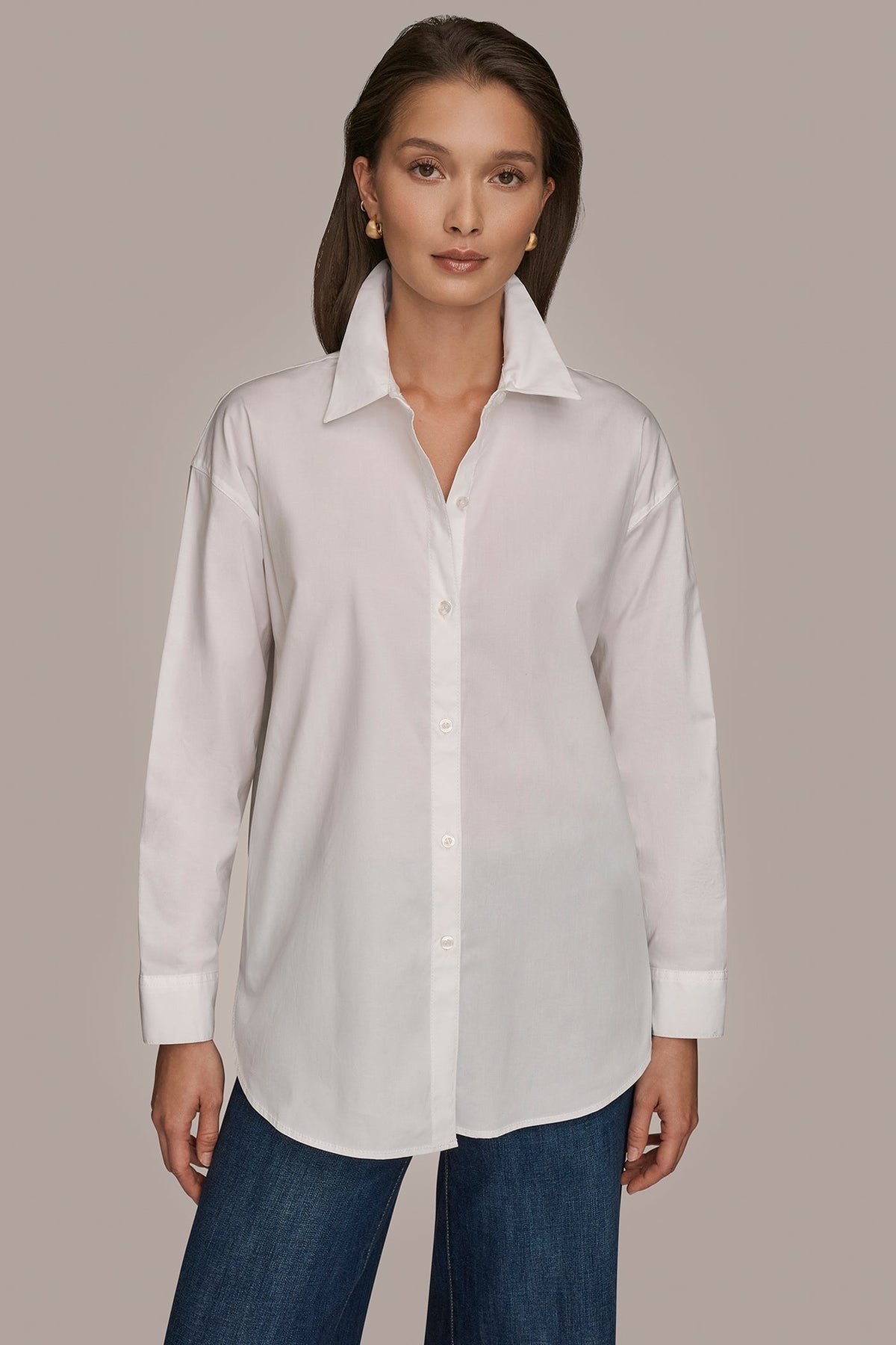 COTTON-POPLIN SHIRT - White